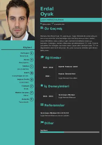 Çağrı Merkezi cv indir